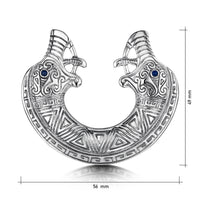 Viking Chape in Sterling Silver with Lapis Lazuli