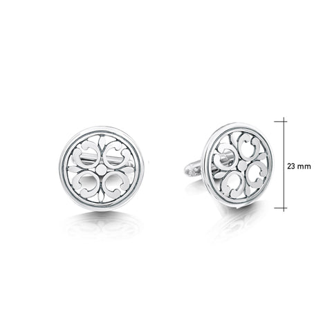 Cathedral ‘St Magnus II’ Cufflinks in Sterling Silver by Sheila Fleet Jewellery