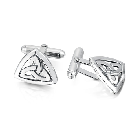 Book of Kells Cufflinks in Sterling Silver by Sheila Fleet Jewellery