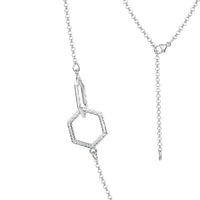 Honeycomb Small 10-link Chain Necklace in Sterling Silver by Sheila Fleet Jewellery