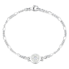 Mine Howe CZ Bracelet in Crystal Enamel