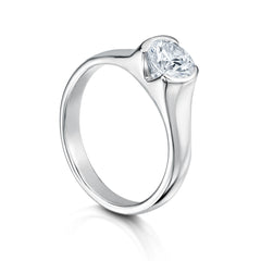North Star 6.5mm Cubic Zirconia Ring by Sheila Fleet Jewellery