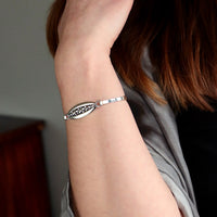 Captivate Bangle in Sterling Silver by Sheila Fleet Jewellery
