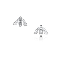 Honeybee Petite Stud Earrings in Sterling Silver by Sheila Fleet Jewellery