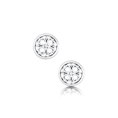 Cathedral ‘St Magnus II’ Small Stud Earrings in Sterling Silver by Sheila Fleet Jewellery