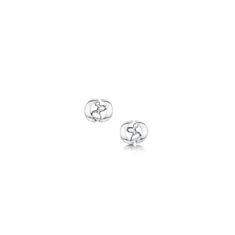 Captivate Small Stud Earrings in Sterling Silver by Sheila Fleet Jewellery