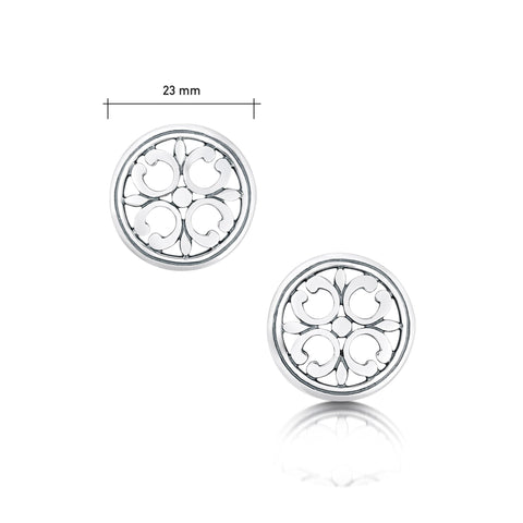 Cathedral ‘St Magnus II’ Stud Earrings in Sterling Silver by Sheila Fleet Jewellery