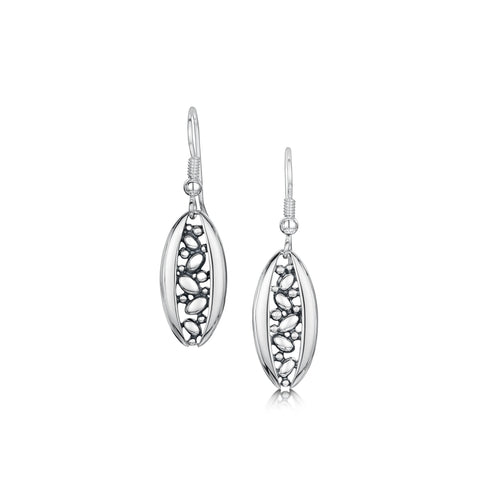 Captivate Drop Earrings in Sterling Silver by Sheila Fleet Jewellery