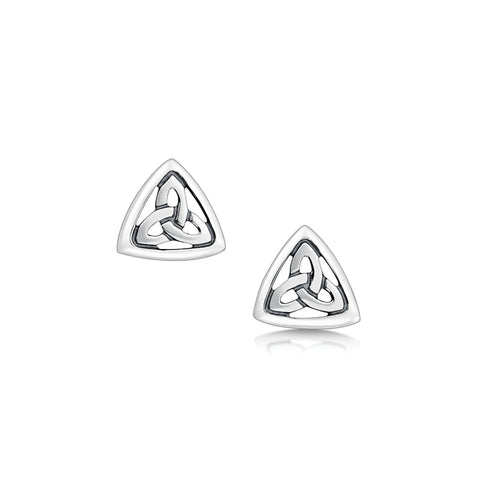 Book of Kells Trinity Knot Stud Earrings by Sheila Fleet Jewellery