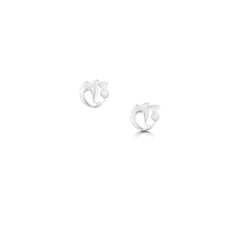 Thistle Petite Stud Earrings in Sterling Silver by Sheila Fleet Jewellery