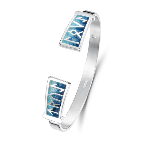Runic Bangle in Skaill Enamel by Sheila Fleet Jewellery