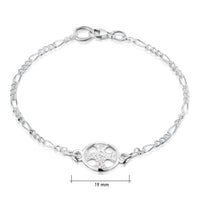 Cross of the Kirk Silver Bracelet in Crystal Enamel by Sheila Fleet Jewellery