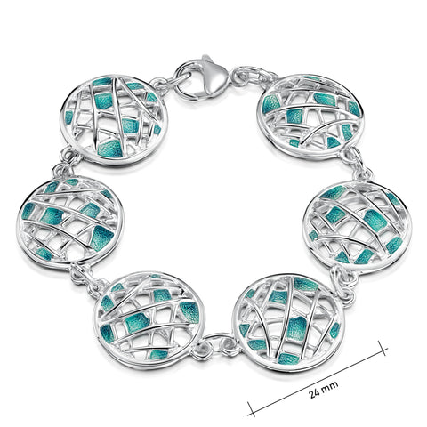 Creel Bracelet in Storm Enamel