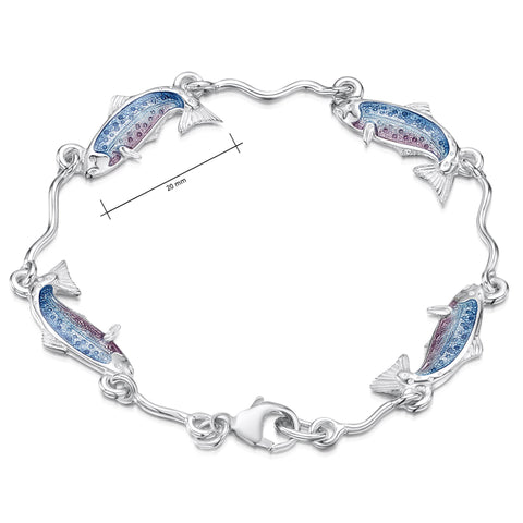 Salmon Bracelet in Sterling Silver