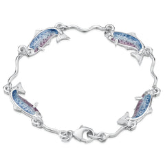 Salmon Bracelet in Sterling Silver