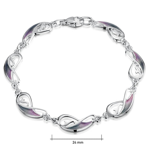 Mill Sands Enamel Bracelet in Sterling Silver