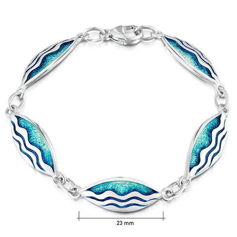 Sands of Time Bracelet in Sterling Silver by Sheila Fleet Jewellery