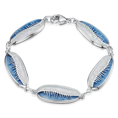 Skyran Enamel Dress Bracelet in Sterling Silver by Sheila Fleet Jewellery