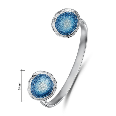 Lunar Dress Bangle in Lunar Blue Enamel