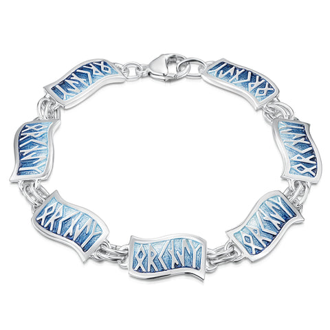 Runic Bracelet in Skaill Enamel by Sheila Fleet Jewellery