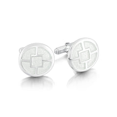 Mine Howe Cufflinks in Crystal Enamel