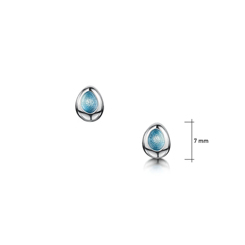 Shoreline Pebble Petite Stud Earrings by Sheila Fleet Jewellery