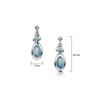 Shoreline Pebble 2-pebble Drop Earrings by Sheila Fleet Jewellery
