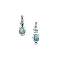 Shoreline Pebble 2-pebble Drop Earrings by Sheila Fleet Jewellery