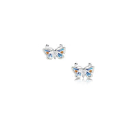 Common Blue Butterfly Petite Enamel Stud Earrings by Sheila Fleet Jewellery