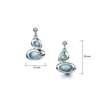 Shoreline Pebble Double Drop Earrings by Sheila Fleet Jewellery
