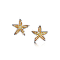 Starfish Stud Earrings in Sterling Silver by Sheila Fleet Jewellery