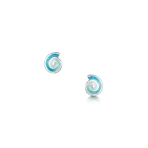Skara Spiral Petite Stud Earrings by Sheila Fleet Jewellery
