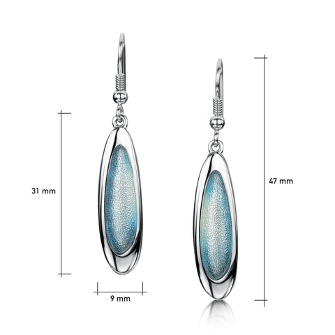 Shoreline Pebble Dress Drop Earrings by Sheila Fleet Jewellery