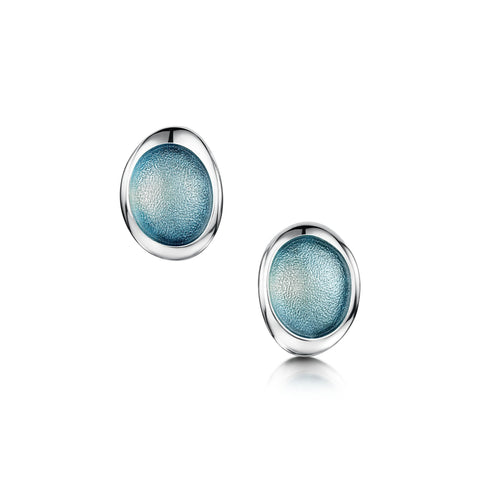Shoreline Pebble Occasion Stud Earrings by Sheila Fleet Jewellery
