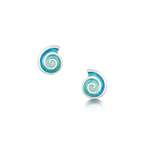 Skara Spiral Stud Earrings by Sheila Fleet Jewellery
