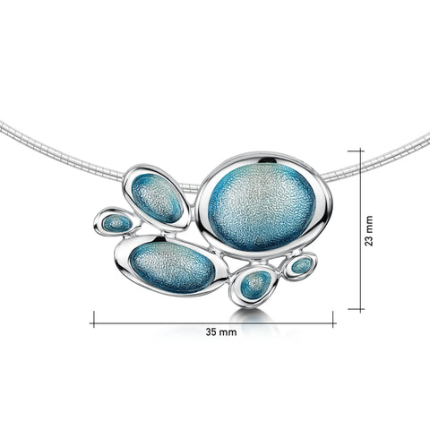 Shoreline Pebble Cluster Necklace by Sheila Fleet Jewellery