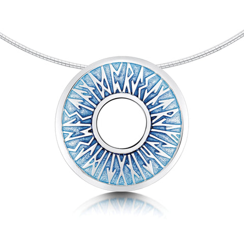 Runic Necklace in Skaill Enamel by Sheila Fleet Jewellery