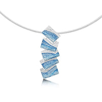 Flagstone Necklace in Slate Enamel by Sheila Fleet Jewellery