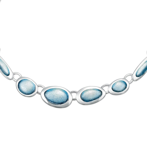 Shoreline Pebble Half Necklace by Sheila Fleet Jewellery