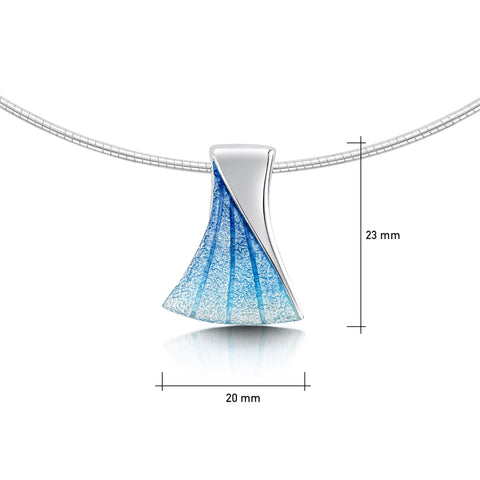 Symphony Enamel Necklace in Sterling Silver by Sheila Fleet Jewellery