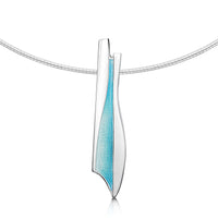 Headlands Dress Necklace in Shallows Enamel by Sheila Fleet Jewellery