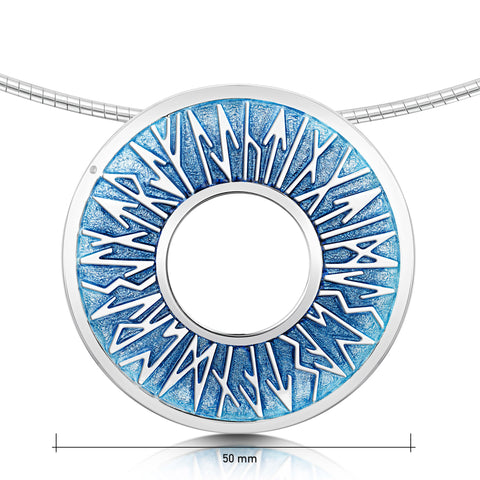 Runic Dress Necklace in Skaill Enamel