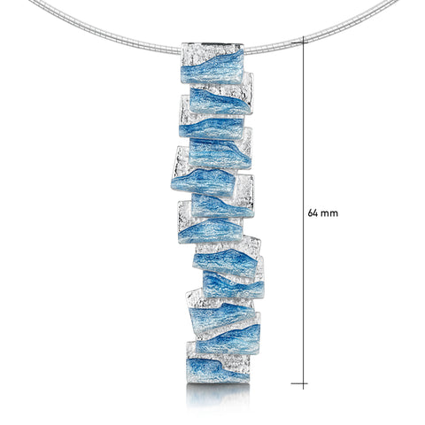 Flagstone Occasion Necklace in Slate Enamel