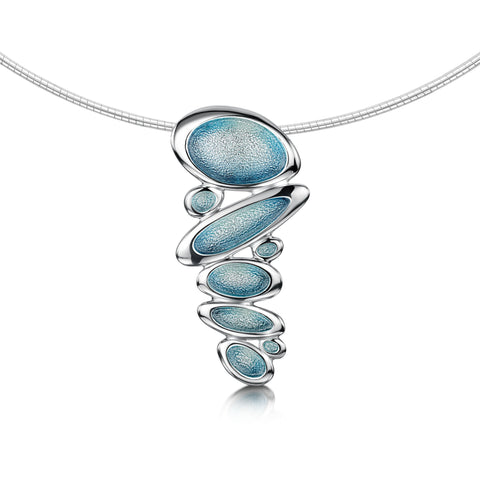 Shoreline Pebble Cluster Occasion Necklace by Sheila Fleet Jewellery