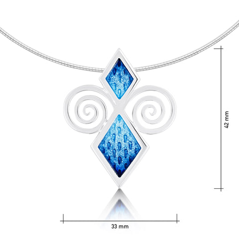 Skara Brae Occasion Necklace in Skaill Enamel
