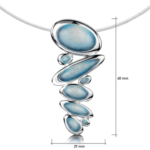 Shoreline Pebble Cluster Statement Necklace by Sheila Fleet Jewellery