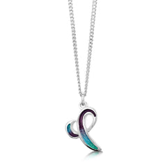 Scapa Flow Petite Enamel Pendant in Sterling Silver