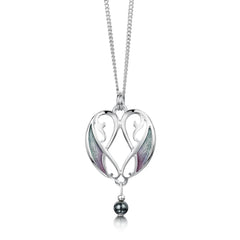 Mill Sands Enamel Petite Pendant with Hematite