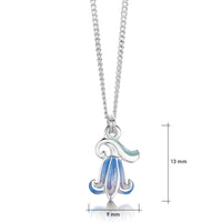 Bluebell Petite Pendant Necklace in Sterling Silver