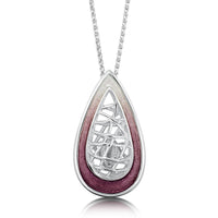 Tidal Treasures Pendant Necklace in Champagne Enamel & Champagne Enamel by Sheila Fleet Jewellery (EP205-CHAM)